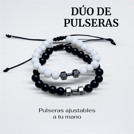 Set Pulseras Gym bro