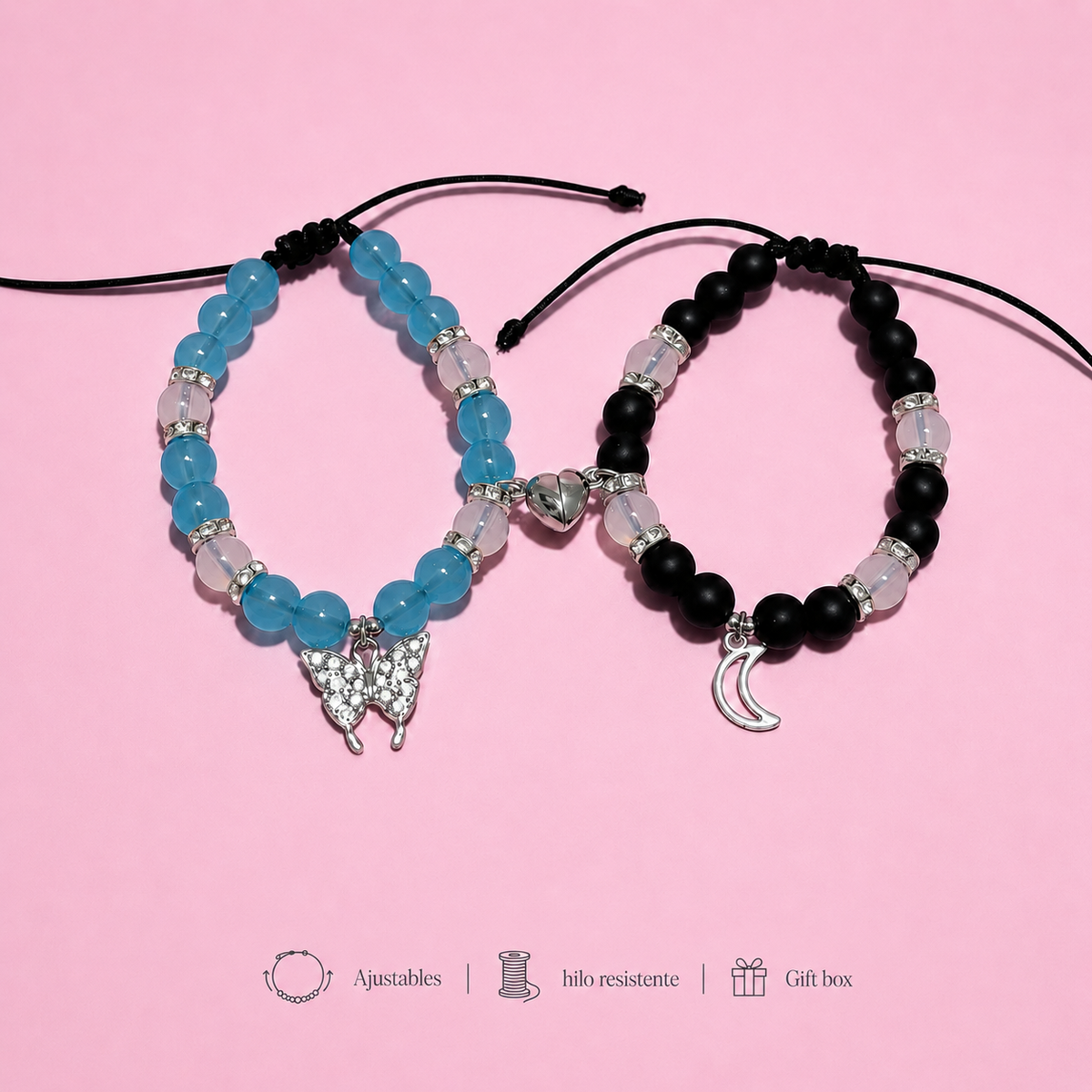 Set Pulseras Corpse Bride