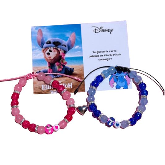 Duo pulseras Lilo & Stitch Disney