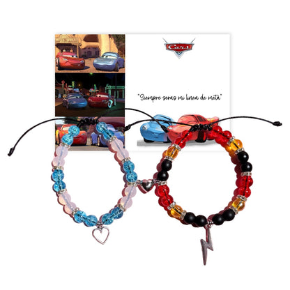 Set Pulseras Rayito y Sally Cars