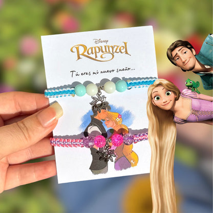 Duo Pulseras Rapunzel y Flyn