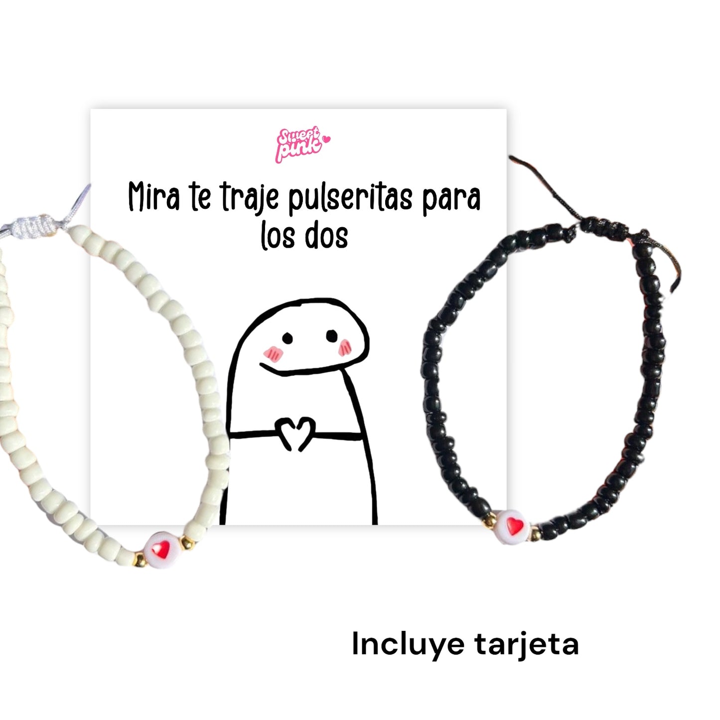 Duo Pulseras Love + caja decorada