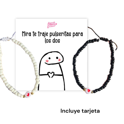 Duo Pulseras Love + caja decorada