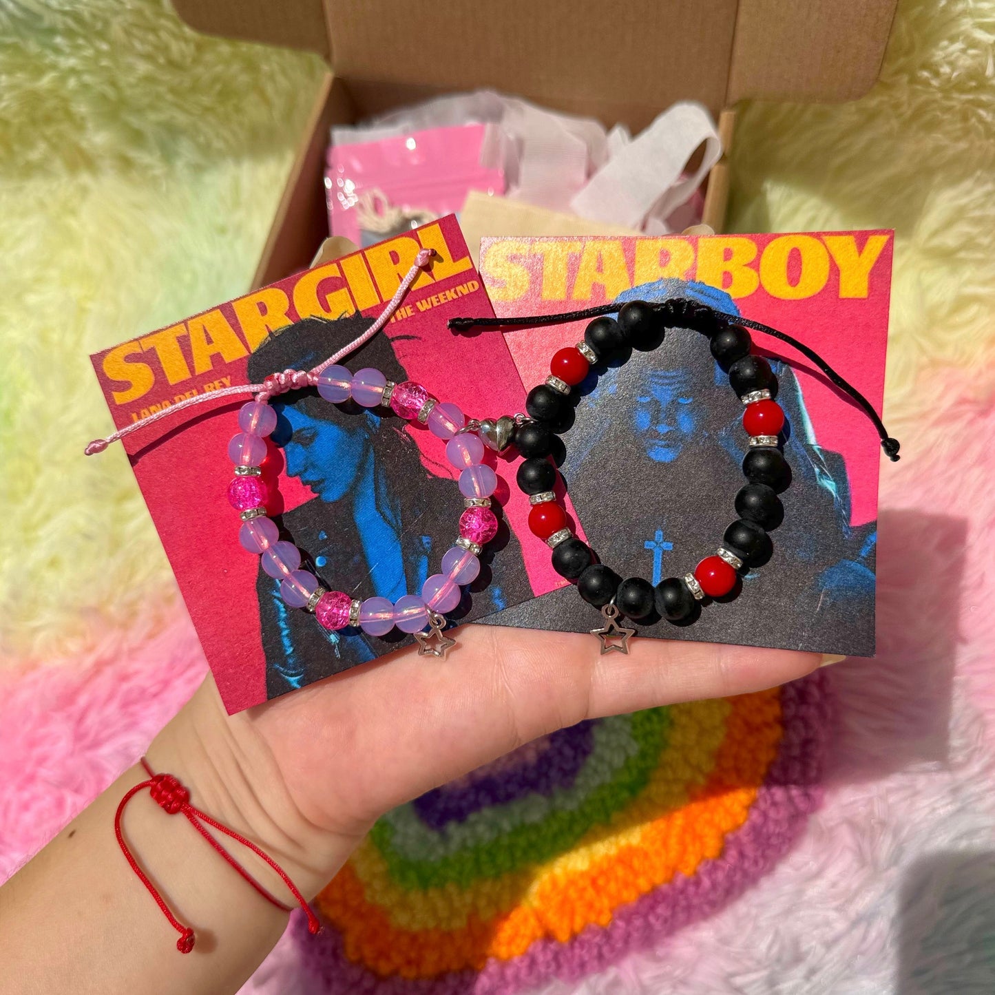 Duo Pulseras Starboy y Stargirl