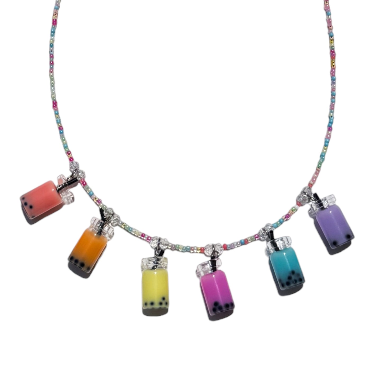 Collar Rainbow Boba 🍭🌈🧋