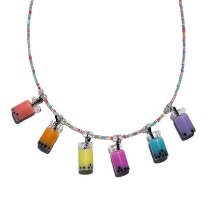 Collar Rainbow Boba 🍭🌈🧋