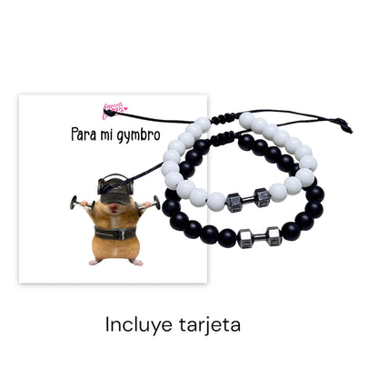 Set Pulseras Gym bro