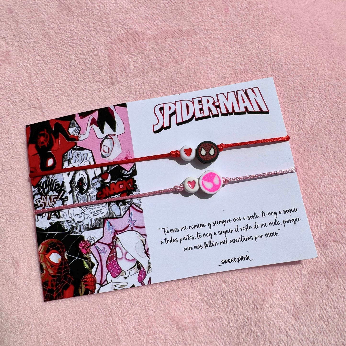 Pulseras Hilo Spiderman & Spidergwen