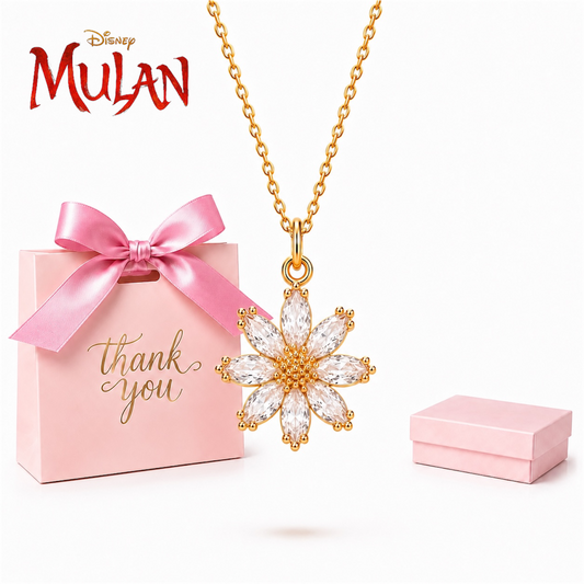 Cadena Mulan Disney + caja regalo