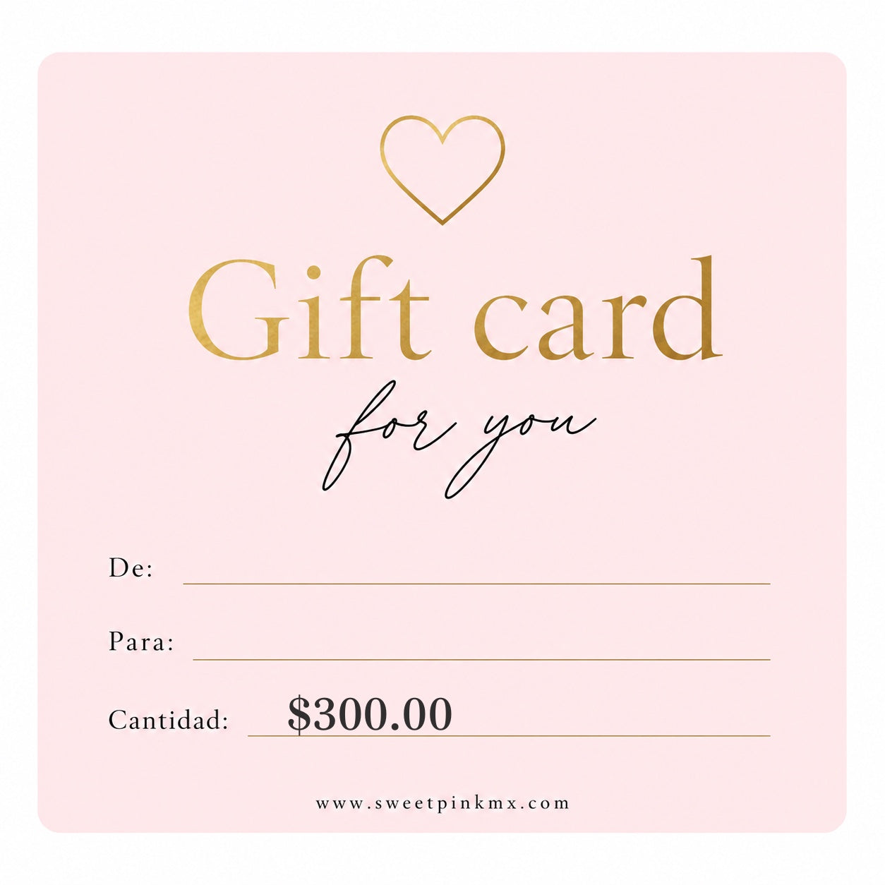 Mini Gift Card