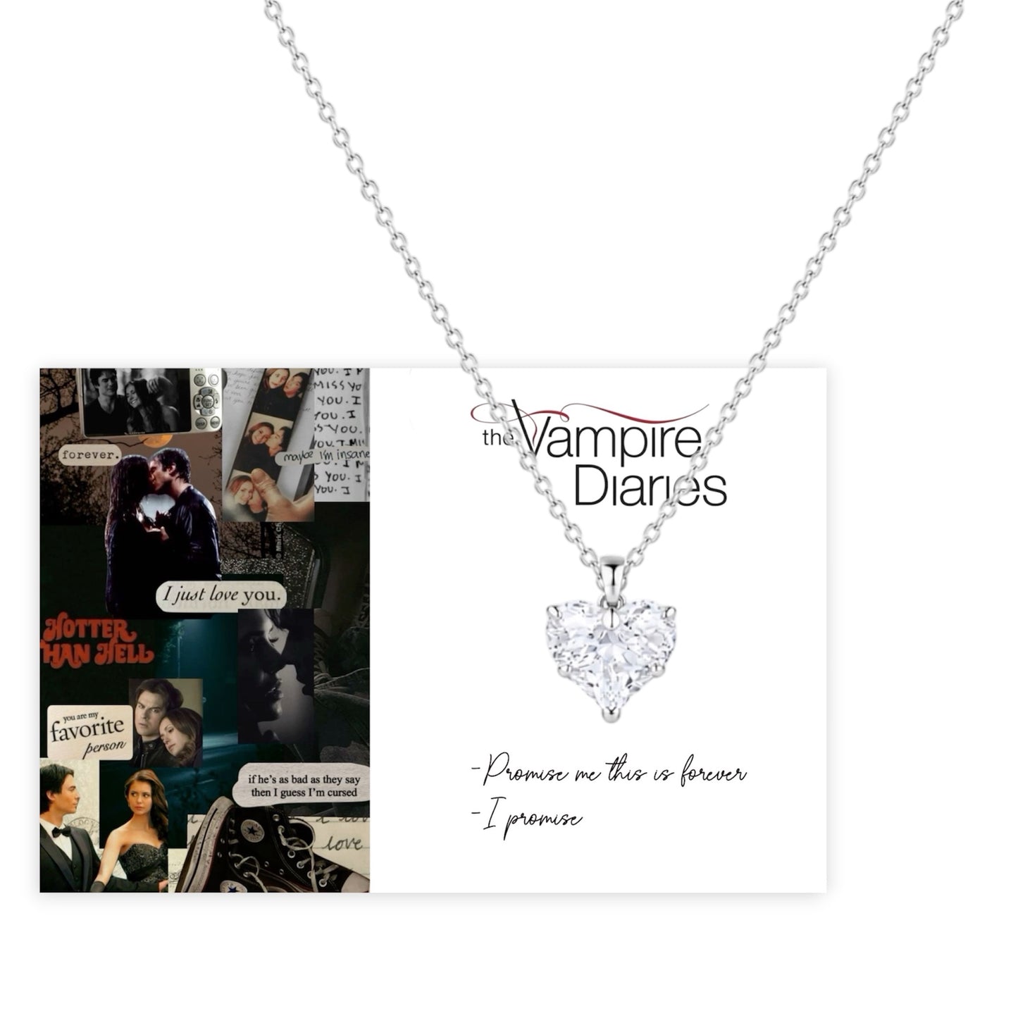 Collar TVD Elena y Damon