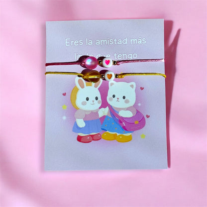 Pulseras mejores amigas ternurines