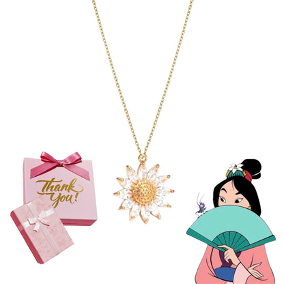 Cadena Mulan Disney + caja regalo