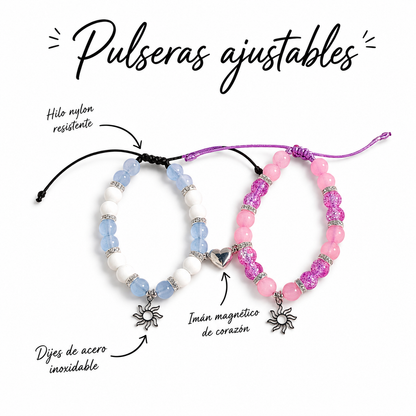 Set Pulseras de Rapunzel y Flynn