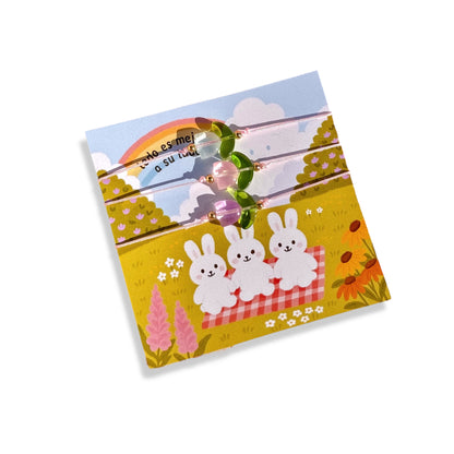 Pulseras tulipanes bff