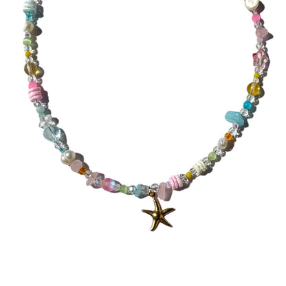 Collar Mermaid Star Charm