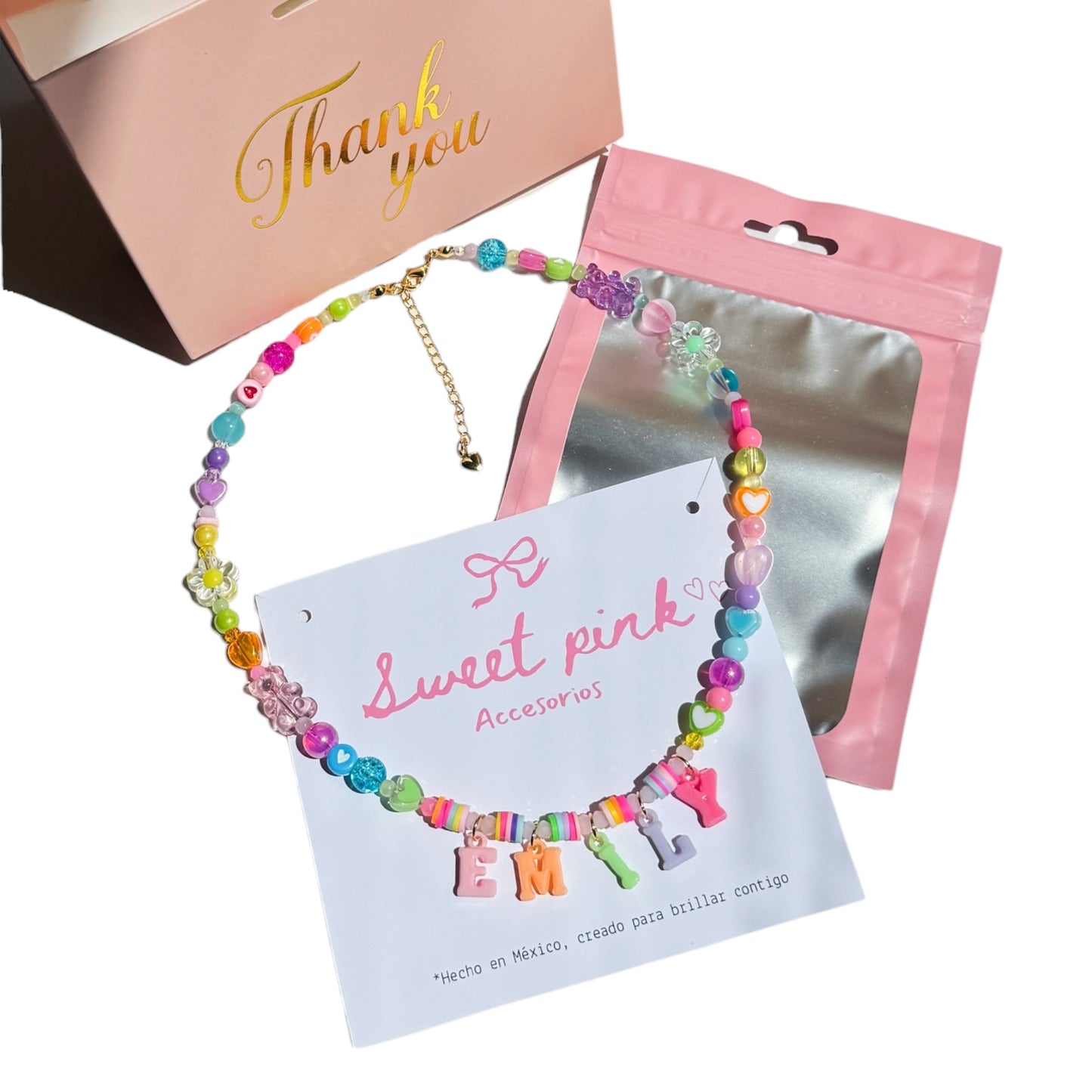 Collar Candyname Personalizado💖🌈