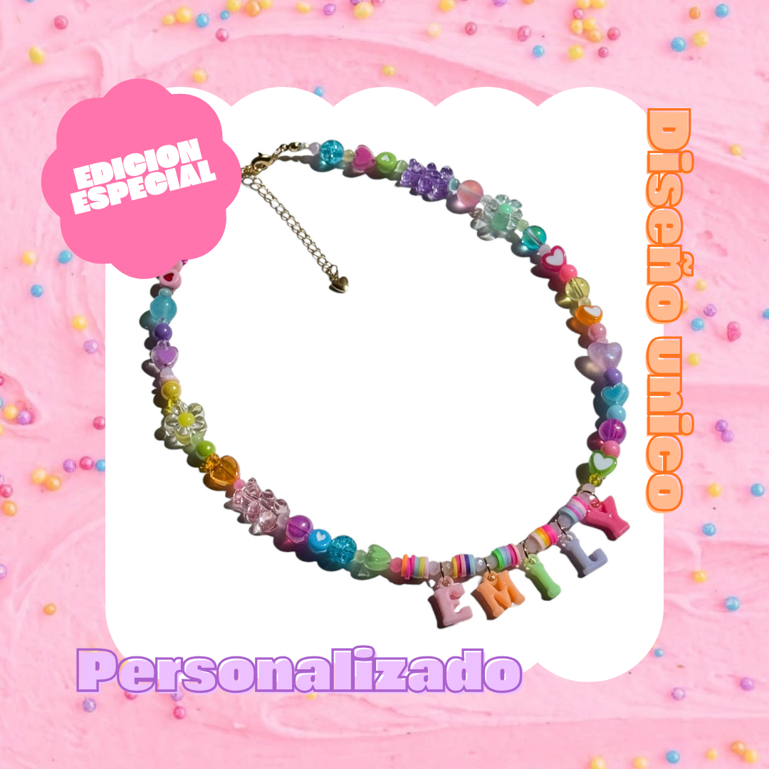 Collar Candyname Personalizado💖🌈
