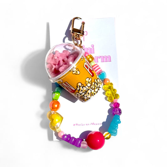 Mini Popcorn keycharm