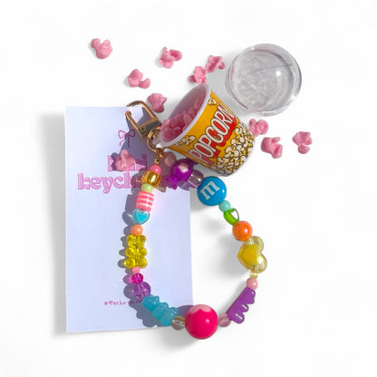 Mini Popcorn keycharm