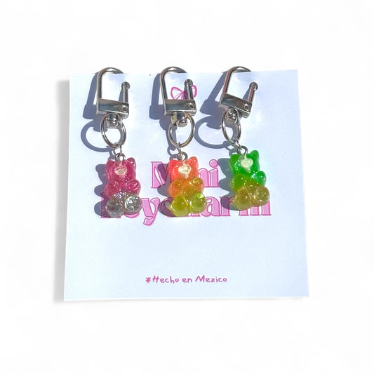 Mini Gummy Bears Keycharms- Pack 3